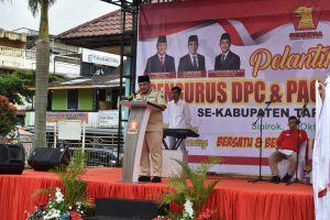 Ketua DPC Gerindra Kabupaten Tapsel Targetkan 80% Suara Untuk Pemilu 2024