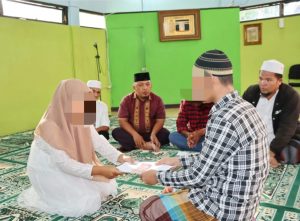 Polres Padang Sidempuan Fasilitasi Pernikahan Tahanan Kasus Narkoba