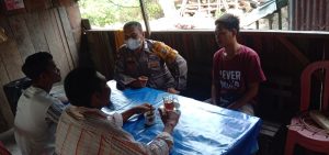 Bhabinkamtibmas Polsek Dolok Paluta Berikan Edukasi dan Himbauan Kepada Masyarakat