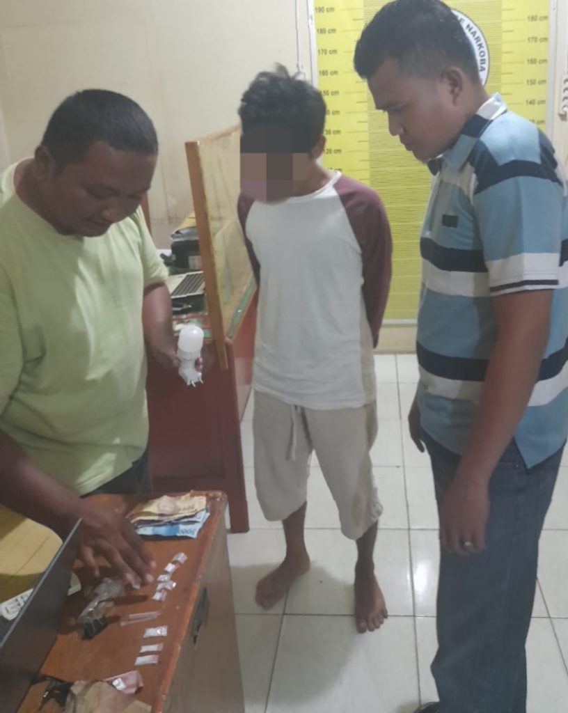 Dipancing Beli Narkoba, Pengedar Asal Baruas Diciduk