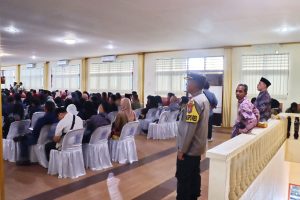 Kunjungan Gubsu, Wakapolres Padang Sidempuan Tinjau Kesiapan Personel Pam