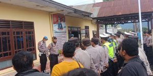 Polres Tapsel Kawal Pelantikan DPC dan PAC Gerindra Agar Berjalan Aman