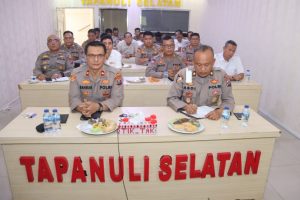 Tindaklanjuti Arahan Presiden RI ke Pimpinan Polri, Ini Pesan Wakapolres Tapsel ke Personel