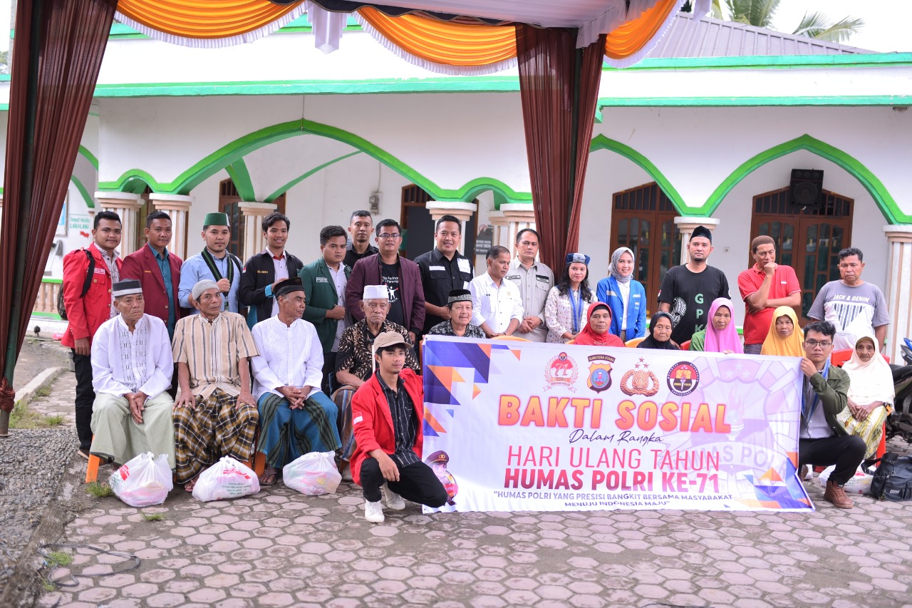 .Polres Tapsel gelar Bantuan Sosial (Bansos)