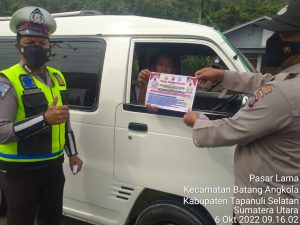 Operasi Zebra 2022, Polres Tapsel Fokus Kepada Tindakan Preentif