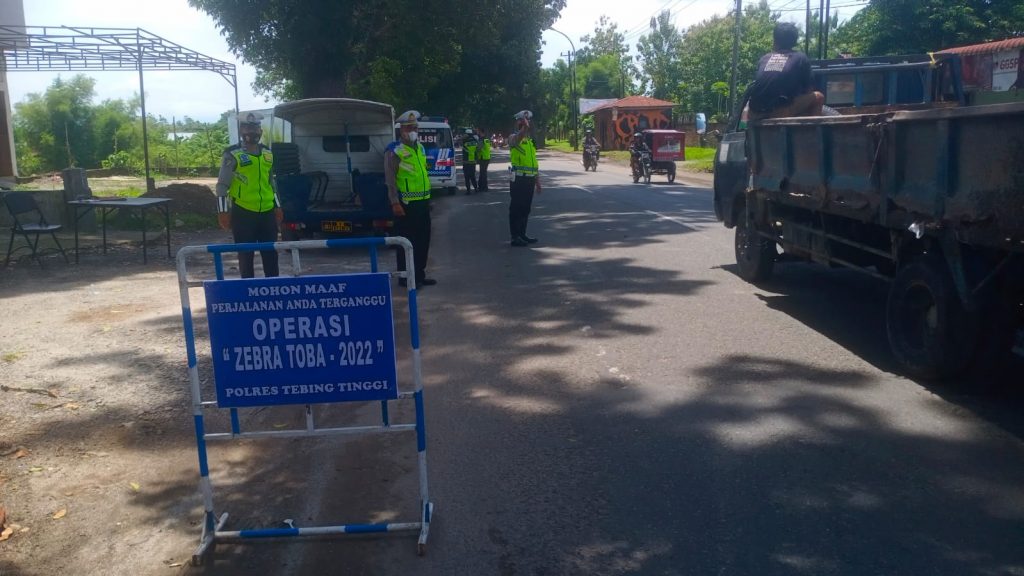 Polres Tebing Tinggi, Gelar Ops Zebra Toba 2022