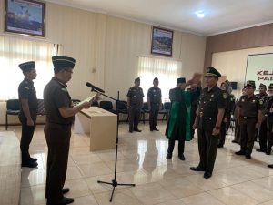 Kajari Kota Padang Sidempuan Lantik Kasi PB3R