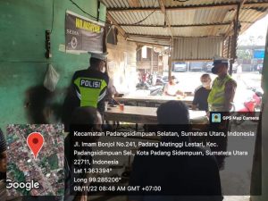 Sat Lantas Polres Padang Sidempuan Mendadak Sambangi Warga di Warung Kopi, Ada Apa?
