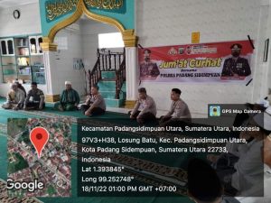 Wakapolres Padangsidimpuan Terima Curhat Masyarakat di Masjid, Ini Permintaannya