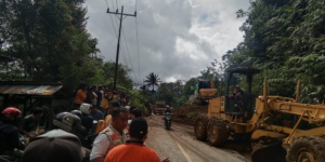 Longsor di Desa Sibangkua Tapsel, Sempat Tutup Jalinsum PSP Sibolga