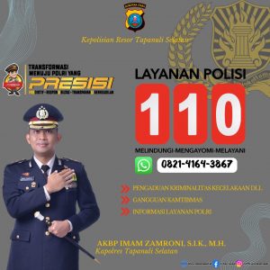 Butuh Layanan Polres Tapsel? Hubungi Nomor Ini