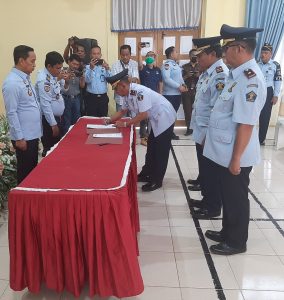 Sertijab Kalapas dan Karutan di Padang Sidempuan, Kadivpas : Galang Sinergitas