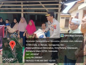 Sebagai Wujud Peduli ke Warganya, Kapolres Padangsidimpuan Lakukan Ini