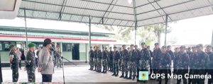 Perkuat Sinergitas, Kabag Ops Polres Padangsidimpuan Pimpin Apel Gabungan di Yonif 123/Rw, Simak Arahannya
