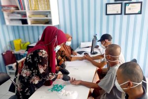 Cek Kesehatan, Puskesmas Pijorkoling Skrining HIV/Aids dan ODGJ pada WBP Lapas Kelas IIB Padangsidimpuan