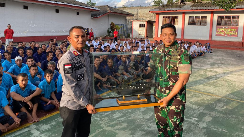 Sambut Kedatangan Danrem 023/KS, Kalapas IIA Sibolga : Ini Jadi Kesan Tersendiri Bagi WBP