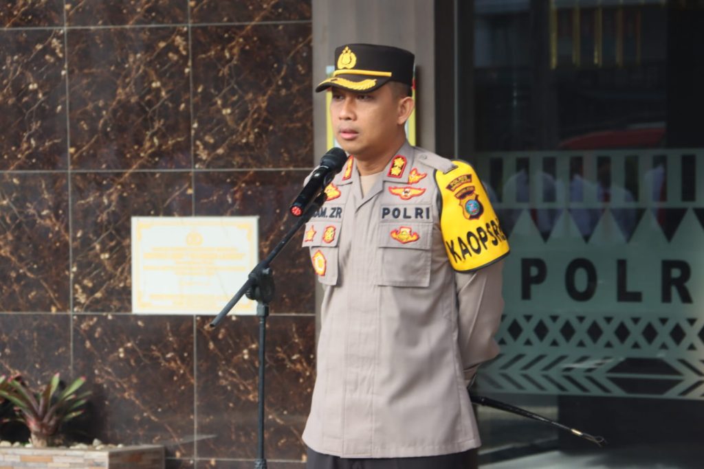Kasus Covid-19 Melonjak, Kapolres Tapsel Ingatkan Jajaran Gencar Persiapan Vaksin
