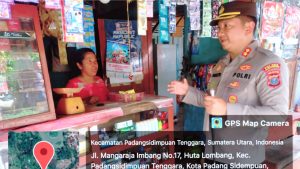 Ibu Irma Siagian Tak Menyangka Kapolres Padangsidimpuan Datang ke Warungnya