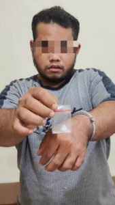 Polsubsektor Simangambat Tangkap Pria Tambun yang Simpan Sabu Dalam Tas