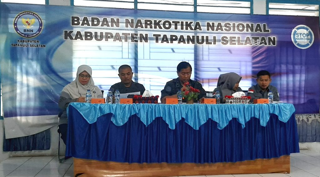 Tuntaskan 3 Kasus Narkoba Selama 2022, BNNK Tapsel Lampaui Target BNN RI