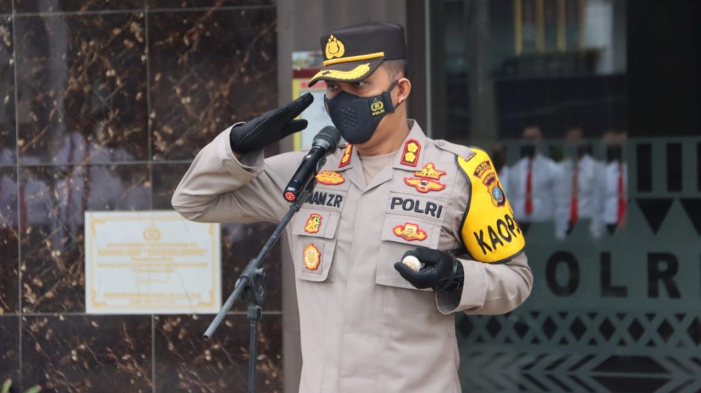 Covid19 Masih Ada, Kapolres Tapsel Perintahkan Personel Ikuti Vaksinasi Dosis IV