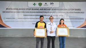 Sinergi Pemkab Tapsel dan PT AR, Dua Kecamatan Ini Deklarasi Bebas BABS