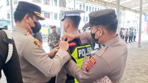 Kapolres Padangsidimpuan Pimpin Apel Gelar Pasukan Operasi Lilin Toba 2022