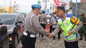 Kapolres Tapsel Sigap Dampingi Kanit IV Biro Provos Div Propam Polri Tinjau Pos Pam