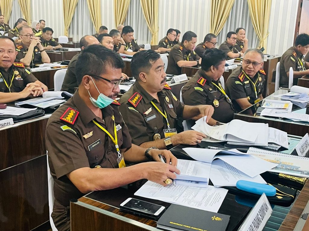 Kajari Padangsidimpuan dan Jajaran Ikuti Rakerda Bersama Kejati Sumut