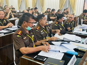 Kajari Padangsidimpuan dan Jajaran Ikuti Rakerda Bersama Kejati Sumut
