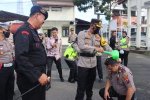 Kapolres Tapsel Pimpin Upacara Kenaikan Pangkat