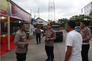Persiapan Nataru, Kapolres Asahan Cek Stasiun Kereta Api