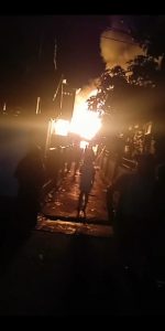 Kebakaran di Kampung Tobu Padangsidimpuan, Ludeskan Rumah Berisi Gudang Perabotan