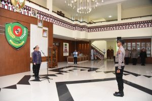 Polres Tapsel Tarik Ratusan Personel Gabungan dari Lokasi Pilkades Serentak