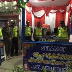 Kapolres Tapsel Kunjungi Pos PAM Nataru di Aek Sijorni