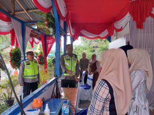 Pastikan Personel Bekerja Maksimal, Kapolres Tapsel Tinjau Langsung Pos PAM Aek Sijornih