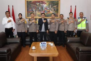 Kapolres Dampingi Kompolnas RI, Cek 4 Pos Pam Diwilayah Hukum Polres Asahan