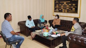Jalin Koordinasi, Ketua Pengadilan Agama Audiensi ke Kapolres Padangsidimpuan