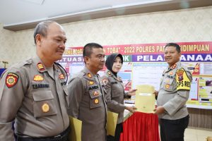 Kapolres Padangsidimpuan Pimpin Penyerahan DIPA TA 2023