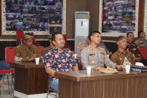 Dukung Pelestarian Budaya, Kapolres Tapsel Nonton Bareng Wayang Orang