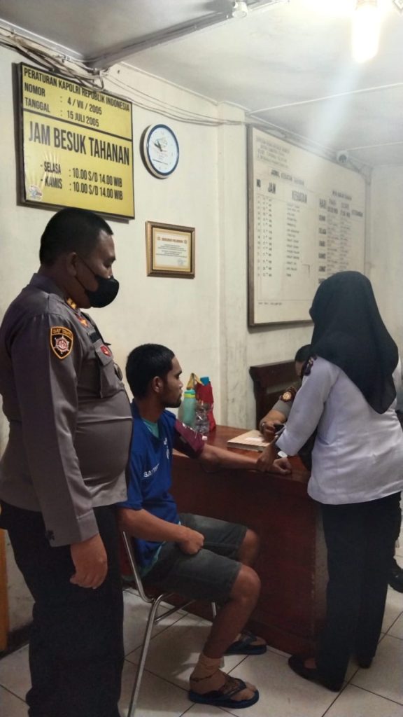 Peduli Kemanusiaan, Polres Tapsel Gelar Pemeriksaan Kesehatan Rutin Tahanan