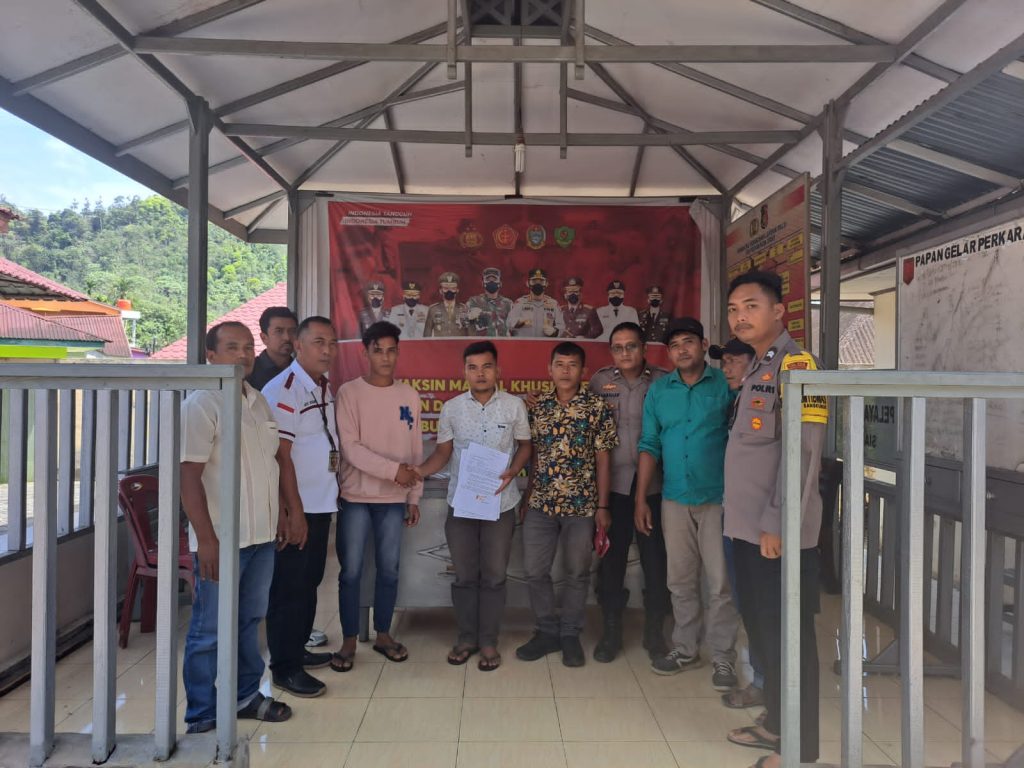 Lewat RJ Polsek Batangtoru, Kasus Pengrusakan Kulkas Berakhir Damai   
