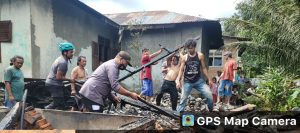 Dua Rumah di Padangsidimpuan Terbakar
