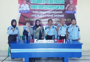 Mantap, Lapas Kelas IIB Padangsidimpuan Digitaliasi Identitas Pegawai dan WBP
