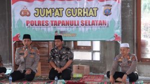 Lagi, Kapolres Tapsel Intens Dengar Keluhan Warga Dengan Program Jum’at Curhat