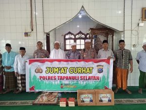 Jumat Curhat, Sat Samapta Polres Tapsel Tampung Pertanyaan Ini