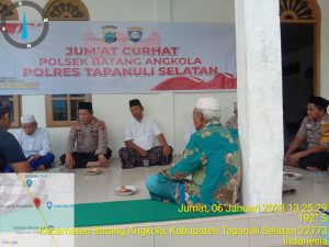 Tampung Keluhan Masyarakat, Polres Tapsel Gelar Jumat Curhat di Desa Huraba