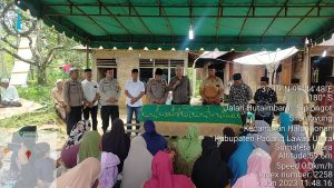 Polsek Padang Bolak Melayat ke Rumah “Raja Singa”