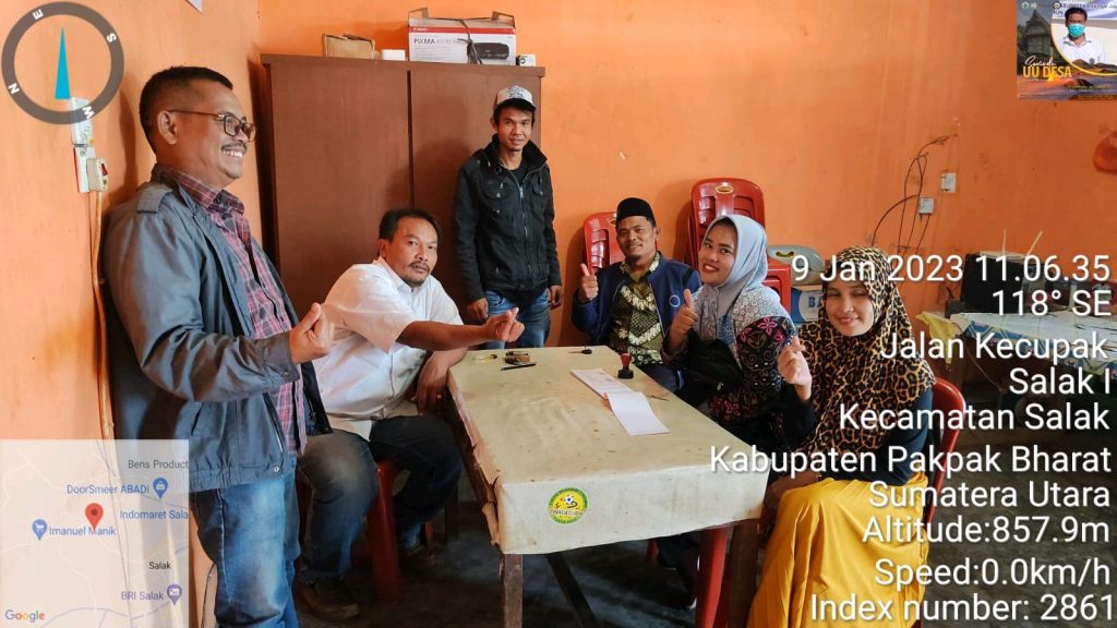 Penggugah Semangat, Pengurus Bumdes Desa Perolihen, Pakpak Bharat Berkoordinasi dengan Tenaga Ahli