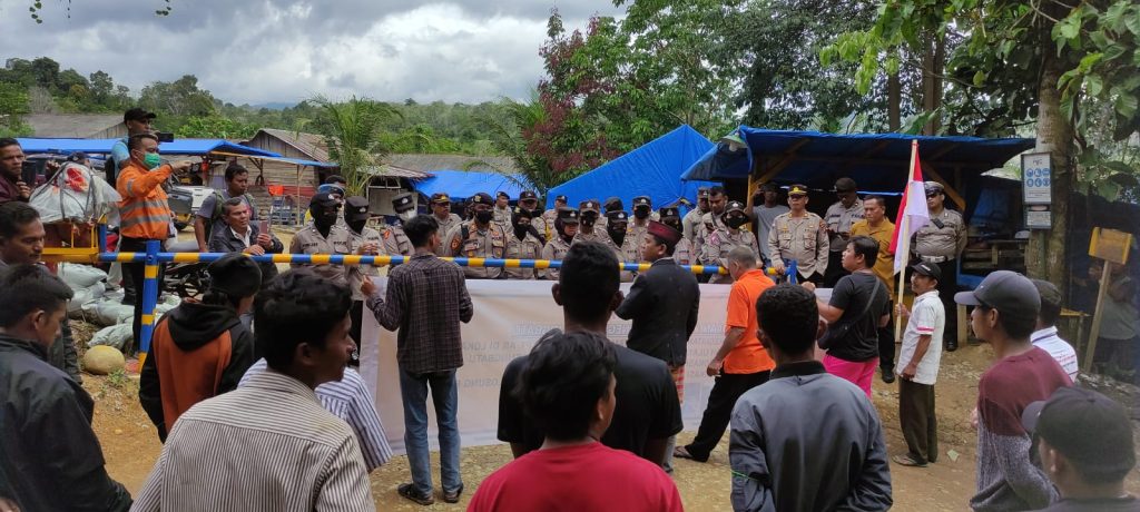 Amankan Unjuk Rasa PT. AR, AKP HARUN Ke Personil: Jangan Arogan!